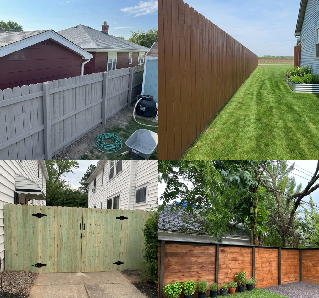 Wood fence installation in Buffalo NY