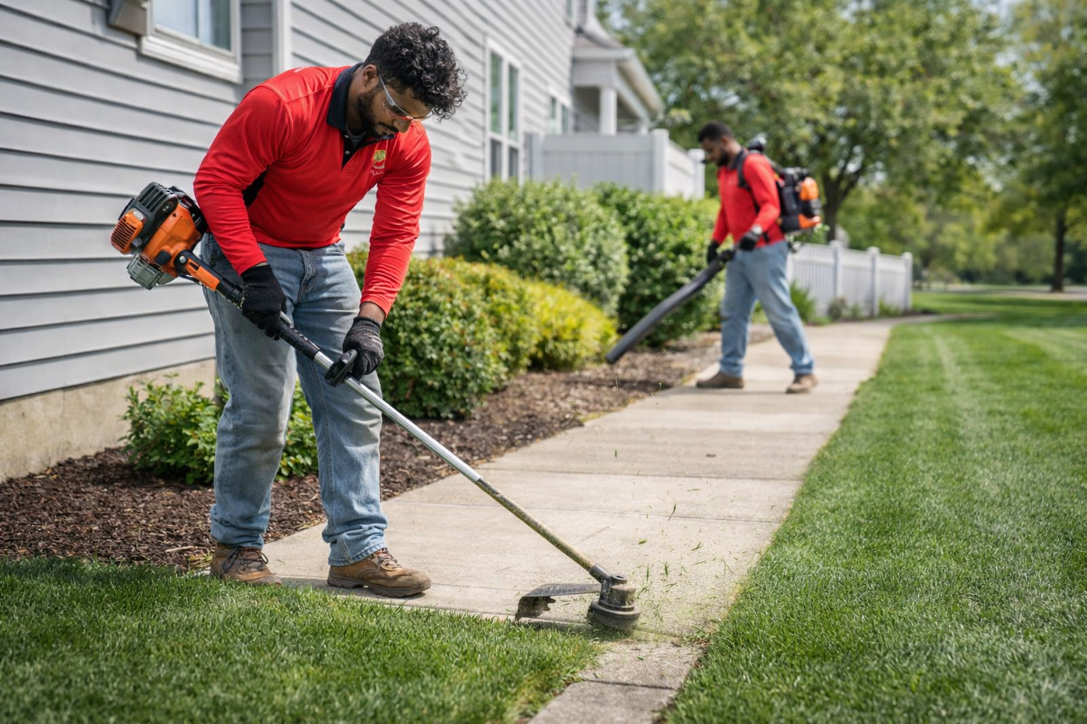 Professional trimming and edging in Buffalo NY