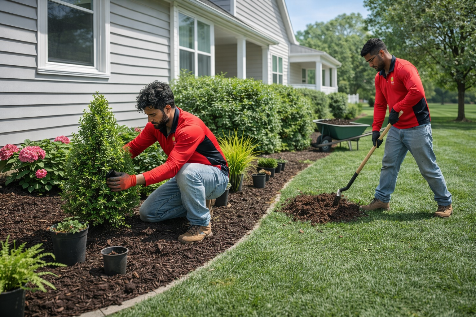 Landscape bed planning and design in Buffalo NY